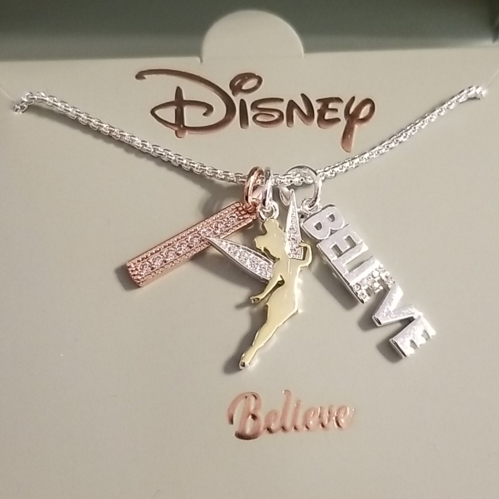 Disney Tinkerbell Believe Necklace